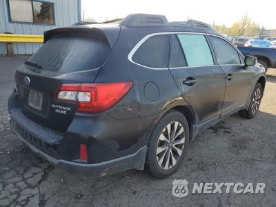 Trzecie zdjęcie samochodu z tyłu: 2015 SUBARU OUTBACK 2.5I LIMITED VIN:4S4BSAJC1F3271511 - miniatura