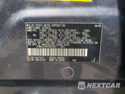 Zdjęcie 13 z 13 samochodu: 2009 TOYOTA RAV4 SPORT VIN:JTMBK32V895082587 - miniatura