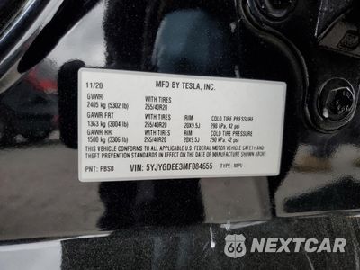 Zdjęcie 15 z 15 samochodu: 2021 TESLA MODEL Y VIN:5YJYGDEE3MF084655 - miniatura