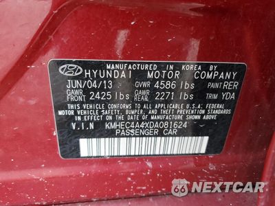 Zdjęcie 12 z 12 samochodu: 2013 HYUNDAI SONATA HYBRID VIN:KMHEC4A4XDA081624 - miniatura