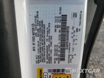 Zdjęcie 12 z 13 samochodu: 2017 FORD FUSION SE HYBRID VIN:3FA6P0LU6HR408928 - miniatura