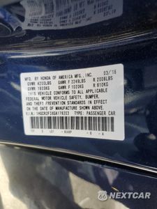 Zdjęcie 14 z 14 samochodu: 2016 HONDA ACCORD LX VIN:1HGCR2F3XGA179203 - miniatura