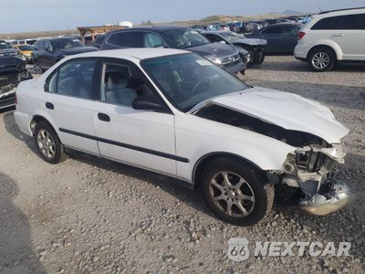 Czwarte zdjęcie samochodu z boku: 1997 HONDA CIVIC DX VIN:1HGEJ662XVL002876 - miniatura