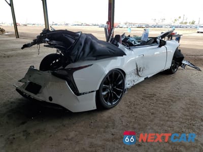 Trzecie zdjęcie samochodu z tyłu: 2022 LEXUS LC 500 VIN:JTHMPAAY8NA105991 - miniatura