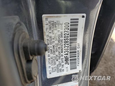 Zdjęcie 12 z 12 samochodu: 2008 HONDA CIVIC HYBRID VIN:JHMFA36228S027300 - miniatura