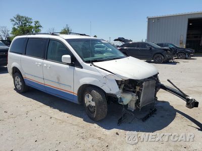 Czwarte zdjęcie samochodu z boku: 2009 DODGE GRAND CARAVAN SXT VIN:2D8HN54129R630935 - miniatura