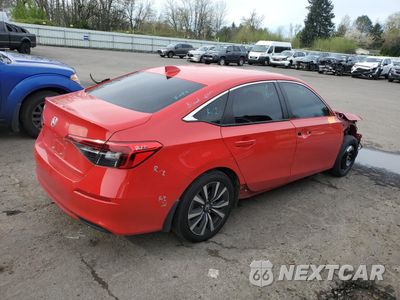 Trzecie zdjęcie samochodu z tyłu: 2023 HONDA CIVIC EX VIN:2HGFE1F70PH314454 - miniatura