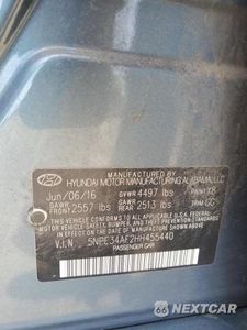 Zdjęcie 12 z 12 samochodu: 2017 HYUNDAI SONATA SPORT VIN:5NPE34AF2HH455440 - miniatura
