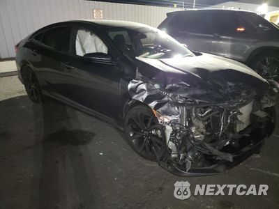 Czwarte zdjęcie samochodu z boku: 2019 HONDA CIVIC SPORT VIN:19XFC2F84KE043065 - miniatura