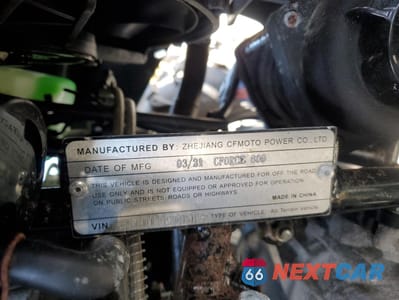 Zdjęcie 10 z 11 samochodu: 2021 CFMOTO CFORCE 600 VIN:LCELDUZA1M6011841 - miniatura