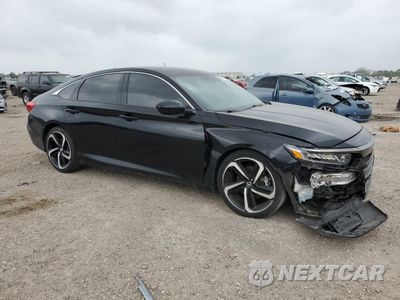 Czwarte zdjęcie samochodu z boku: 2018 HONDA ACCORD SPORT VIN:1HGCV1F38JA265428 - miniatura