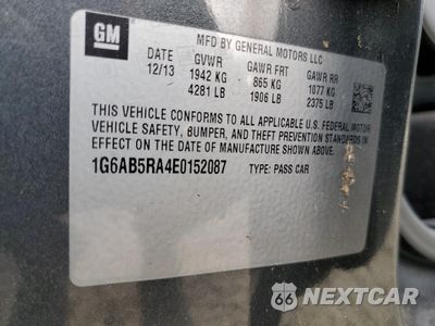 Zdjęcie 12 z 12 samochodu: 2014 CADILLAC ATS LUXURY VIN:1G6AB5RA4E0152087 - miniatura