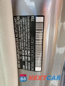 Zdjęcie 13 z 13 samochodu: 2003 MERCEDES-BENZ S 430 VIN:WDBNG70J93A351831 - miniatura