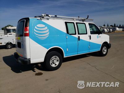 Trzecie zdjęcie samochodu z tyłu: 2015 CHEVROLET EXPRESS G2500 VIN:1GCWGFCF8F1231577 - miniatura