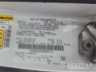 Zdjęcie 12 z 12 samochodu: 2017 FORD FUSION SE HYBRID VIN:3FA6P0LU2HR409719 - miniatura