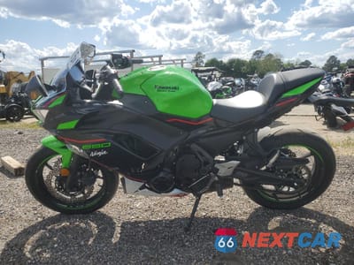 Trzecie zdjęcie samochodu z tyłu: 2022 KAWASAKI EX650 N VIN:ML5EXEN13NDA75028 - miniatura