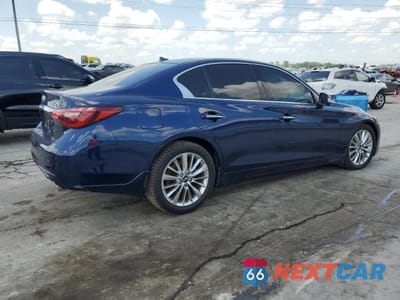 Trzecie zdjęcie samochodu z tyłu: 2021 INFINITI Q50 LUXE VIN:JN1EV7BP7MM707253 - miniatura