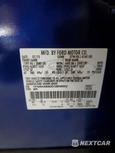 Zdjęcie 14 z 14 samochodu: 2013 FORD EXPLORER VIN:1FM5K8B80DGB08502 - miniatura