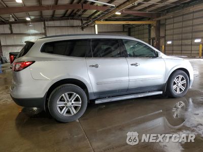 Trzecie zdjęcie samochodu z tyłu: 2015 CHEVROLET TRAVERSE LT VIN:1GNKRHKD3FJ181604 - miniatura