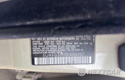 Zdjęcie 10 z 10 samochodu: 2002 BMW X5 4.4I VIN:5UXFB33512LH36252 - miniatura