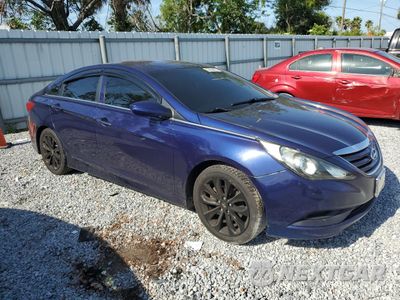 Czwarte zdjęcie samochodu z boku: 2014 HYUNDAI SONATA GLS VIN:5NPEB4AC1EH820923 - miniatura