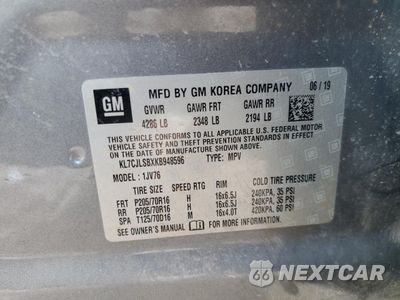 Zdjęcie 14 z 15 samochodu: 2019 CHEVROLET TRAX 1LT VIN:KL7CJLSBXKB948596 - miniatura
