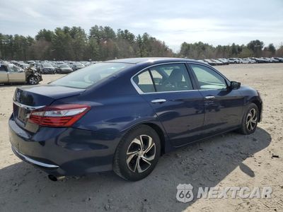 Trzecie zdjęcie samochodu z tyłu: 2017 HONDA ACCORD LX VIN:1HGCR2F30HA262768 - miniatura