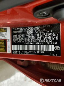 Zdjęcie 14 z 14 samochodu: 2014 TOYOTA CAMRY L VIN:4T4BF1FK4ER354143 - miniatura