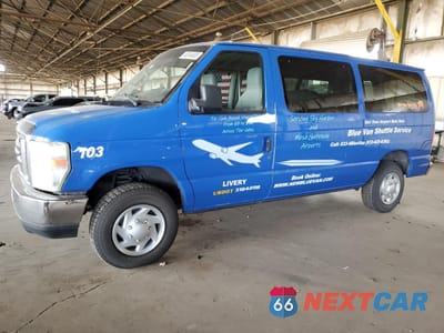 2014 FORD ECONOLINE E350 SUPER DUTY WAGON 1FMNE3BLXEDA20557 - główne zdjęcie licytacji z USA - miniatura