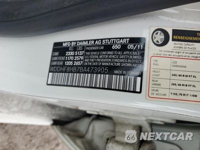 Zdjęcie 12 z 12 samochodu: 2011 MERCEDES-BENZ E 350 4MATIC VIN:WDDHF8HB7BA473905 - miniatura