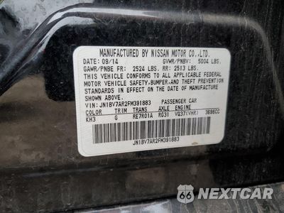 Zdjęcie 12 z 12 samochodu: 2015 INFINITI Q50 BASE VIN:JN1BV7AR2FM391883 - miniatura