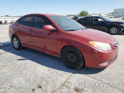 Czwarte zdjęcie samochodu z boku: 2010 HYUNDAI ELANTRA BLUE VIN:KMHDU4ADXAU949270 - miniatura
