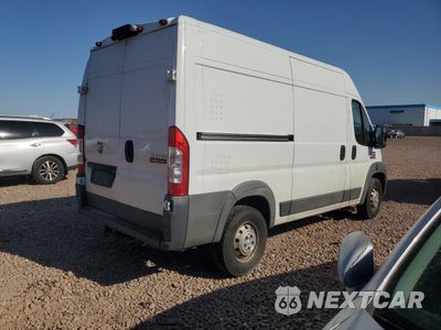 Trzecie zdjęcie samochodu z tyłu: 2017 RAM PROMASTER 2500 2500 HIGH VIN:3C6TRVCG6HE500893 - miniatura