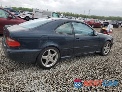 Trzecie zdjęcie samochodu z tyłu: 2002 MERCEDES-BENZ CLK 430 VIN:WDBLJ70G82F199460 - miniatura