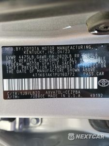 Zdjęcie 12 z 12 samochodu: 2023 TOYOTA CAMRY XSE VIN:4T1K61AK1PU160772 - miniatura