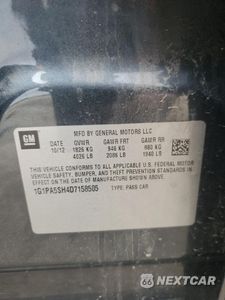 Zdjęcie 12 z 12 samochodu: 2013 CHEVROLET CRUZE LS VIN:1G1PA5SH4D7158505 - miniatura