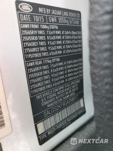 Zdjęcie 15 z 15 samochodu: 2016 LAND ROVER RANGE ROVER HSE VIN:SALGS2KF9GA258617 - miniatura