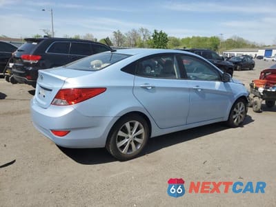 Trzecie zdjęcie samochodu z tyłu: 2014 HYUNDAI ACCENT GLS VIN:KMHCU4AE3EU699770 - miniatura