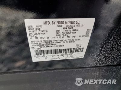 Zdjęcie 15 z 15 samochodu: 2017 FORD EXPLORER PLATINUM VIN:1FM5K8HT9HGD79169 - miniatura