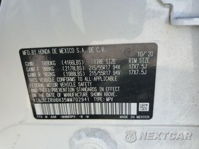 Zdjęcie 12 z 12 samochodu: 2021 HONDA HR-V LX VIN:3CZRU6H35MM702941 - miniatura