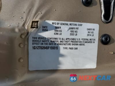 Zdjęcie 13 z 13 samochodu: 2005 CHEVROLET MALIBU MAXX LS VIN:1G1ZT62845F159315 - miniatura