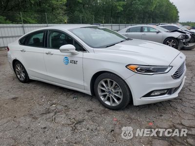 Czwarte zdjęcie samochodu z boku: 2017 FORD FUSION SE HYBRID VIN:3FA6P0LU3HR410118 - miniatura