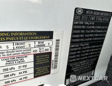 Zdjęcie 10 z 10 samochodu: 2016 LAND ROVER RANGE ROVER SUPERCHARGED VIN:SALGS2EF1GA245792 - miniatura