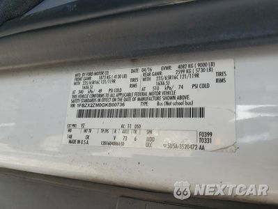 Zdjęcie 13 z 13 samochodu: 2016 FORD TRANSIT T-350 VIN:1FBZX2ZM0GKB00736 - miniatura