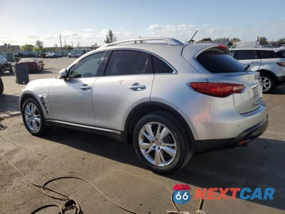 Drugie zdjęcie samochodu z przodu: 2014 INFINITI QX70 VIN:JN8CS1MW2EM410847 - miniatura
