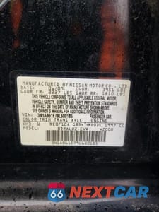 Zdjęcie 12 z 12 samochodu: 2009 NISSAN SENTRA VIN:3N1AB61E79L680185 - miniatura