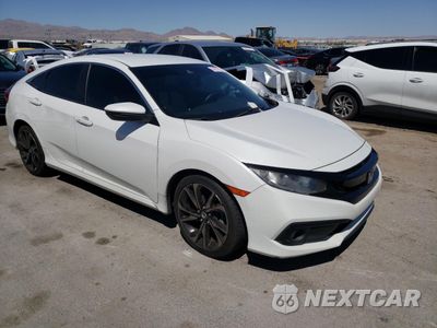 Czwarte zdjęcie samochodu z boku: 2019 HONDA CIVIC SPORT VIN:2HGFC2F86KH570336 - miniatura