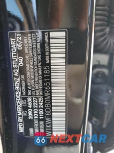 Zdjęcie 12 z 14 samochodu: 2021 MERCEDES-BENZ C 300 VIN:W1KWF8DB0MR651185 - miniatura