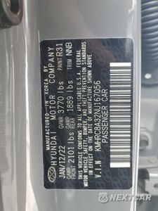 Zdjęcie 14 z 17 samochodu: 2022 HYUNDAI VENUE SEL VIN:KMHRC8A32NU167056 - miniatura