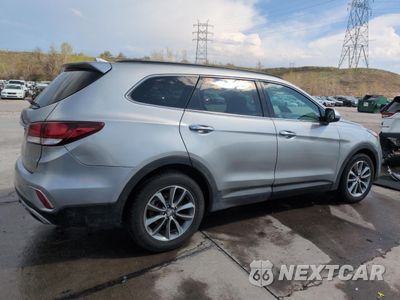 Trzecie zdjęcie samochodu z tyłu: 2017 HYUNDAI SANTA FE SE VIN:KM8SMDHF3HU227695 - miniatura